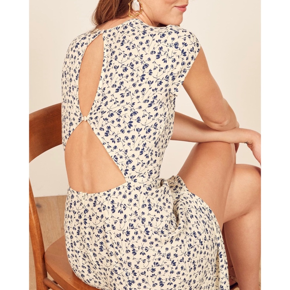 Reformation Gavin Dress in Mykonos
